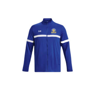 DN Volleyball Under Armour Men’s Team Knit Warm Up Full Zip-Royal/White