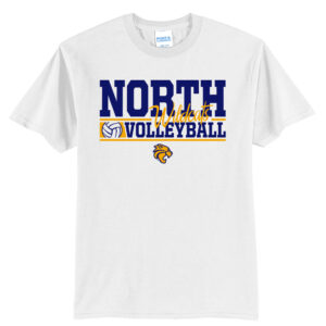 DN Volleyball Unisex Short Sleeve Tee-White