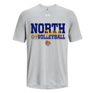 DN Volleyball Under Armour short sleeve Men’s Team Tech Tee-Mod Grey