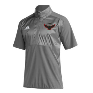 DW Football Adidas Sideline woven Short Sleeve 1/4 zip pullover – Team GreyFour