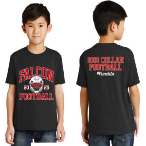 DW Football Youth Short Sleeve Tee-Black