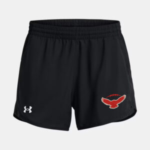 DW Football Women’s UA Fly-By Unlined 3″ Shorts-Black