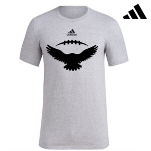 DW Football Adidas Fresh Badge of Sport short sleeve Unisex ringspun cotton Tee – Medium Grey Heather (M-3x)