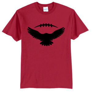 DW Football Unisex Short Sleeve Tee-Red