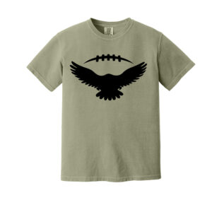 DW Football Comfort Colors Pigment Dyed Short Sleeve Shirt-Sandstone