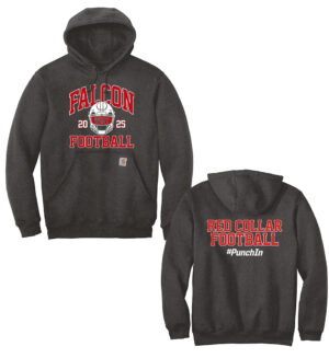 DW Football Carhartt Adult Midweight Hooded Sweatshirt-Carbon Heather