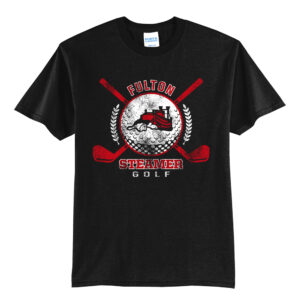Fulton Golf Unisex Short Sleeve Tee-Black