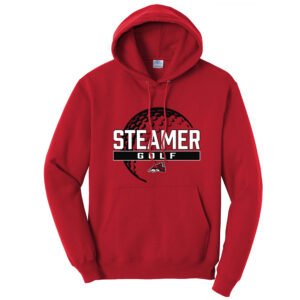 Fulton Golf Unisex Fleece Hooded Sweatshirt-Red