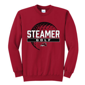 Fulton Golf Unisex Fleece Crewneck Sweatshirt-Red