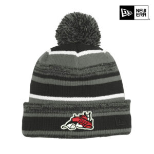 Fulton New Era Sideline Beanie stocking cap-Black/Graphite