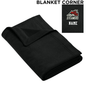 Fulton Gildan Heavy Blend Fleece Stadium Blanket  50 x 60-Black