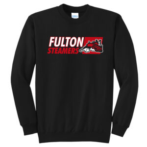 Fulton Unisex Core Fleece Crewneck Sweatshirt-Black