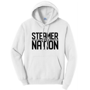 Fulton Unisex Fleece Hooded Sweatshirt-White