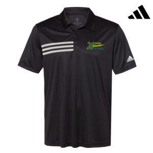 Xtreme Softball Adidas 3-Stipes chest polo men-Black/White