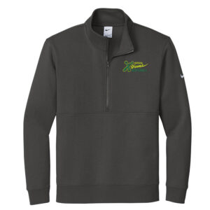 Xtreme Softball Nike Club Fleece Sleeve Swoosh 1/2-Zip Men-Anthracite