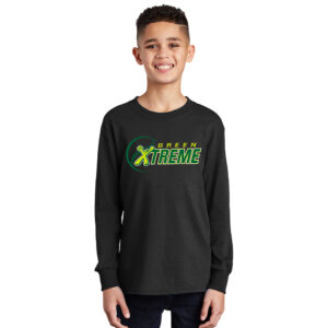 Xtreme Softball Youth Cotton Long Sleeve Tee-Black