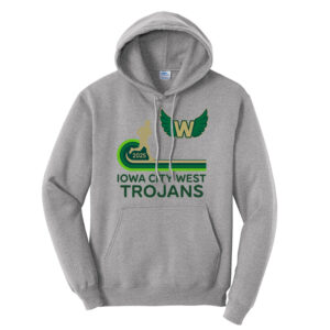 West Unisex Fleece Hooded Sweatshirt-Athletic Heather