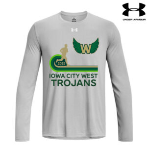 West Under Armour Men’s Team Tech Long Sleeve-Mod Grey