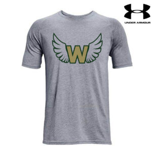 West Under Armour Athletics soft cotton blend T-shirt-Steel Grey