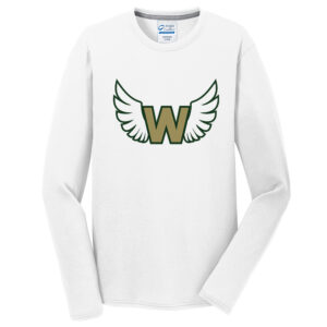 West Men Long Sleeve Essential Blended Performance Tee-White