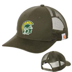 West Carhartt Canvas Mesh Back Cap-Moss