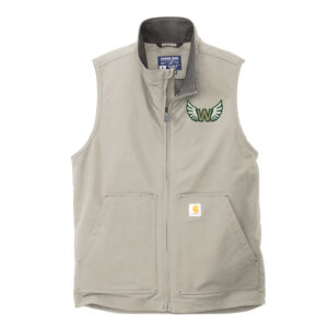 West Carhartt Men Super Dux Soft Shell Vest-Greige
