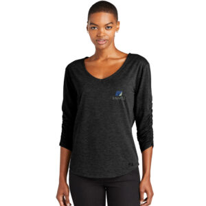 IHMVCU OGIO Ladies Evolution V-Neck-Blacktop