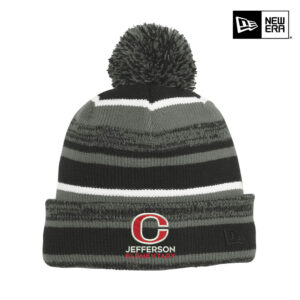 Jefferson Elementary New Era Sideline Beanie stocking cap-Black/Graphite