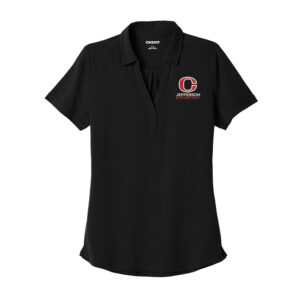 Jefferson Elementary OGIO Ladies Limit Polo Fuel-Black top