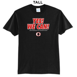 Jefferson Elementary Tall Short Sleeve Tee-Black
