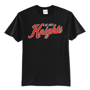 QC Knights BB unisex Short Sleeve Tee-Black