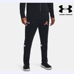 QC Knights BB Under Armour Men’s Team Knit Warm Up Pant-Black/White