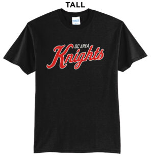 QC Knights BB Tall Short Sleeve Tee-Black