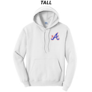QC Knights BB Tall Fleece Hooded Sweatshirt-White