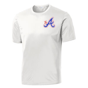 QC Knights BB Sport-Tek Men- Competitor Performance Tee-White