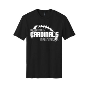 Maq Football District Made Mens Perfect Blend Crew Tee-Black