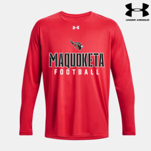 Maq Football Under Armour Men’s Team Tech Long Sleeve-Red