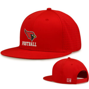 Maq Football The Game Perforated GameChanger Snapback Cap-Red