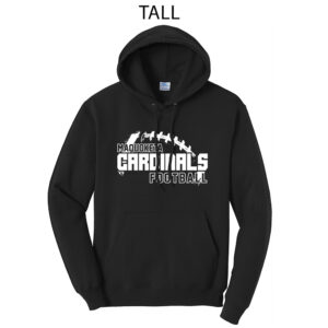 Maq Football Tall Fleece Hooded Sweatshirt-Black
