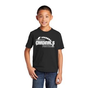 Maq Football Youth Cotton Fan Favorite Short Sleeve Tee-Black