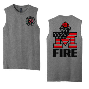 Monticello Fire District Men’s V.I.T. Muscle Tank-Grey Frost
