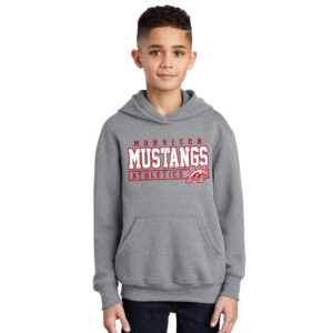 Morrison Youth Fleece Hooded Sweatshirt-Athletic heather