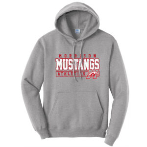 Morrison Unisex Fleece Hooded Sweatshirt-Athletic heather