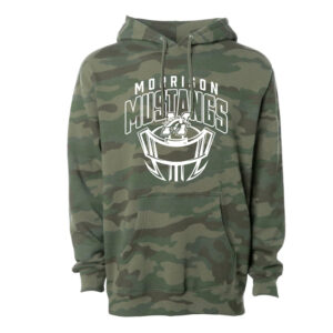 Morrison Football Independent Trading Co.Camo Pattern  Hooded Pullover Sweatshirt Unisex-Forest Camo