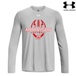 Morrison Football Under Armour Men’s Team Tech Long Sleeve-Mod Grey