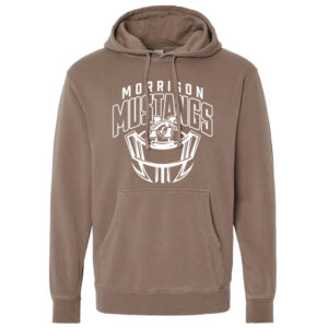 Morrison Football Independent Trading Midweight-Pigment Dyed hooded sweatshirt Unisex-Clay