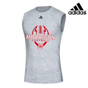 Morrison Football Adidas Creator Sleeveless Tee-Grey Heather