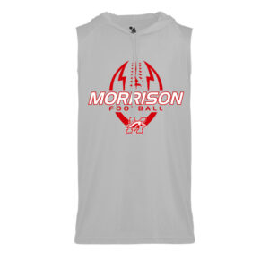 Morrison Football Badger B-Core Sleeveless Hood Tee Men-Silver