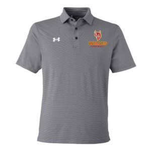 Marion Football Under Armour DRIVE Team Stripe Premium Polo – BLACK