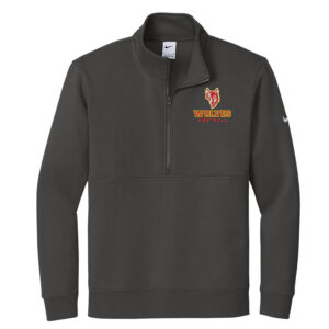 Marion Football Nike Club Fleece Sleeve Swoosh 1/2-Zip Men-Anthracite
